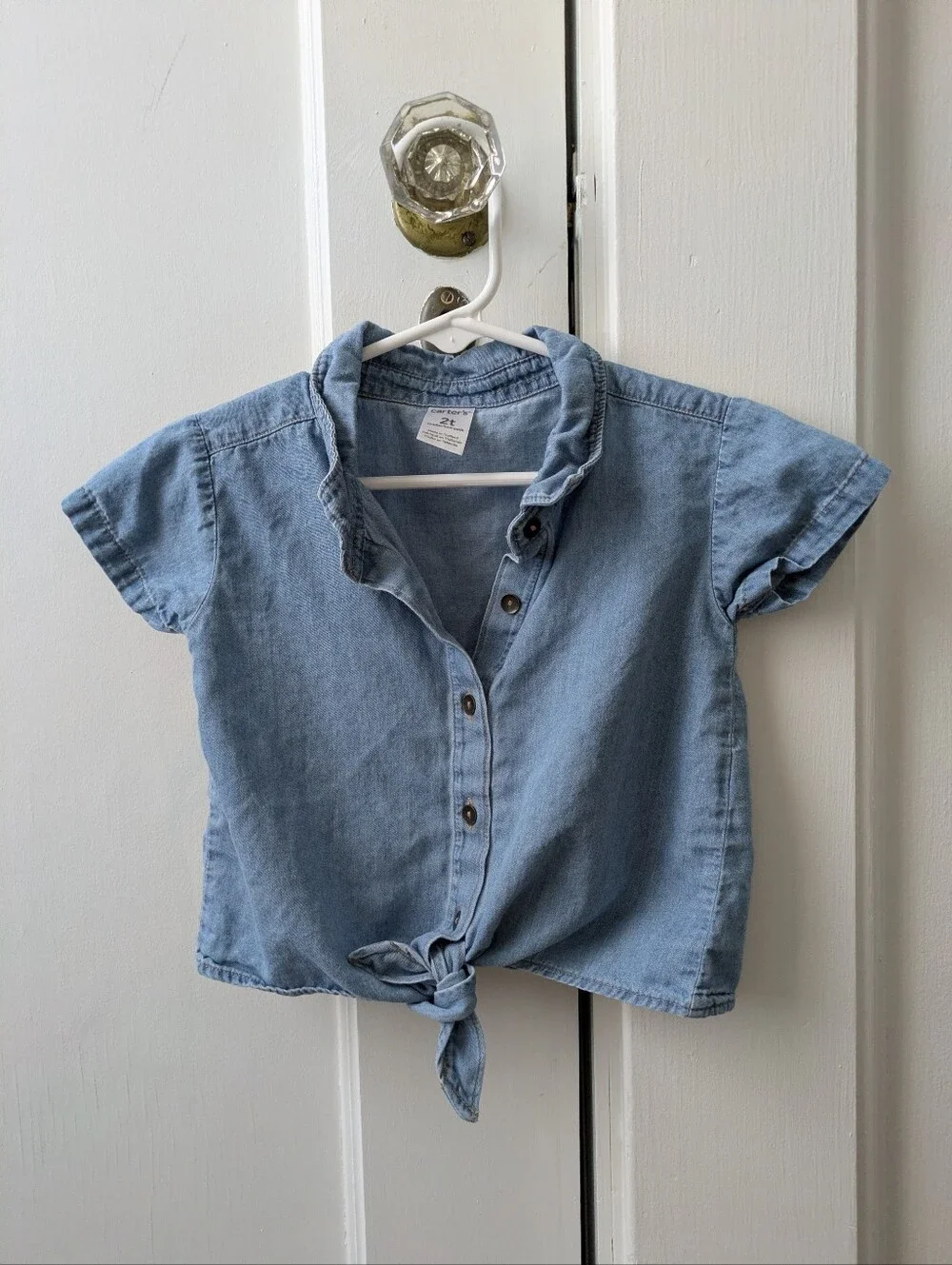 Carter's 2T Denim Short Sleeve Top